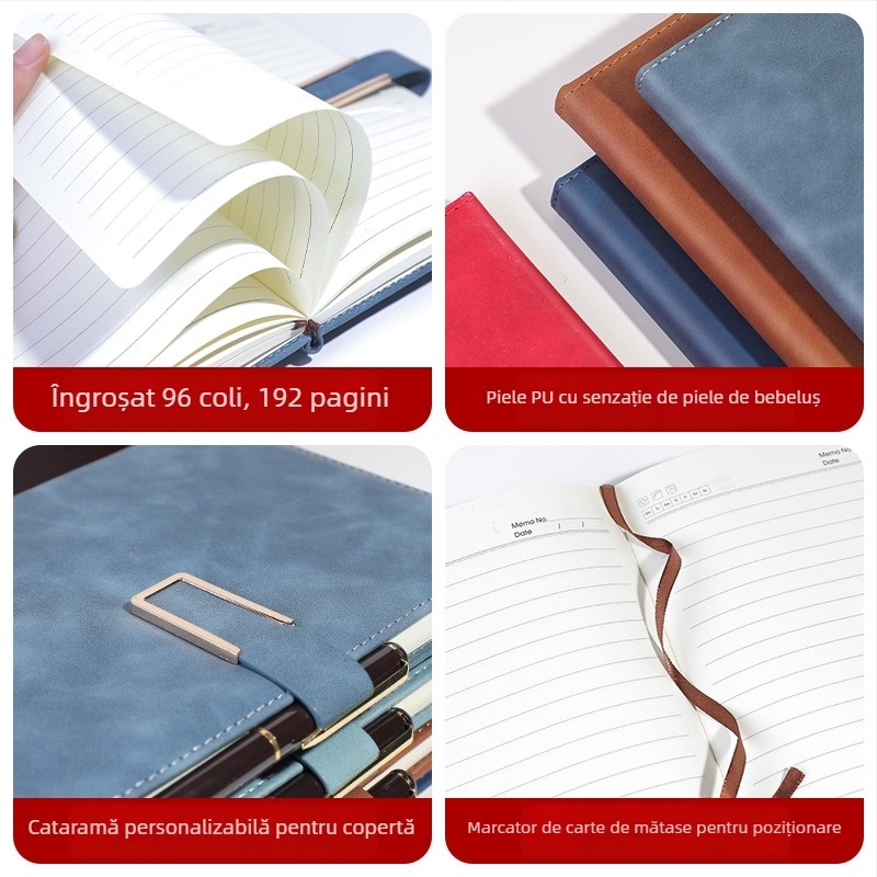Carnet A5 personalizat într-un set cadou pentru birou, cadou de afaceri