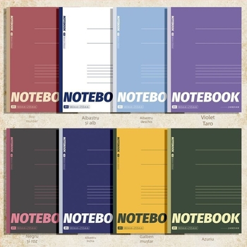 16K caiet gros B5/A5, pagini cu linii, notebook de birou simplu, stil retro nostalgic
