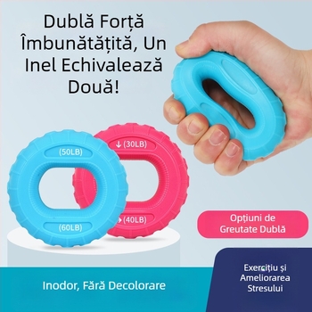 Inel de prindere din silicon pentru antrenament de forță a mâinilor și reabilitare