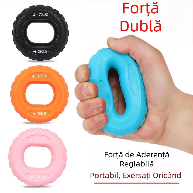 Inel de prindere din silicon pentru antrenament de forță a mâinilor și reabilitare
