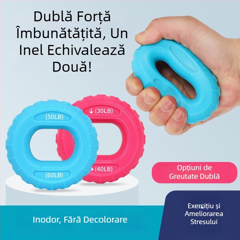Inel de prindere din silicon pentru antrenament de forță a mâinilor și reabilitare