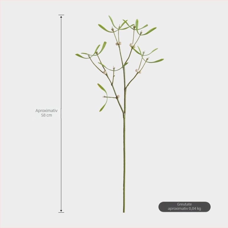 Flori artificiale moderne, plante verzi cu fructe verzi-perle, decor pentru casă și ornament de intrare