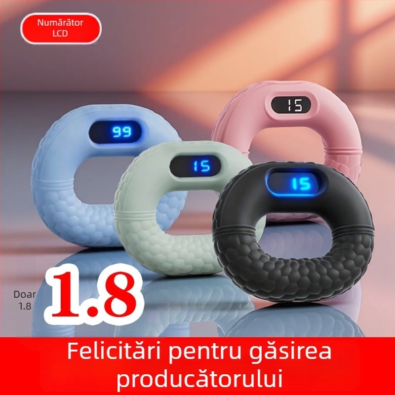 Inel de prindere din silicon pentru antrenamentul degetelor și reabilitarea mâinilor – minge de prindere pentru fitness