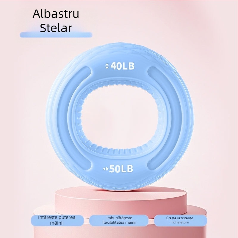 Inel de prindere din silicon cu dublă rezistență, pentru antrenamentul brațului și mâinii, forță și flexibilitate a degetelor