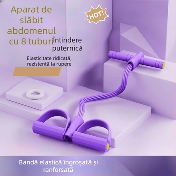 Dispozitiv de asistență pentru sit-up cu bandă de rezistență, uz casnic, pentru femei, tonifierea umerilor, a spatelui și taliei