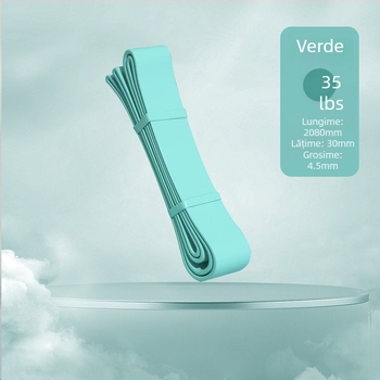Bandă de rezistență din silicon pentru antrenament complet de forță și întindere, exerciții de yoga pentru spate, picioare și fesieri