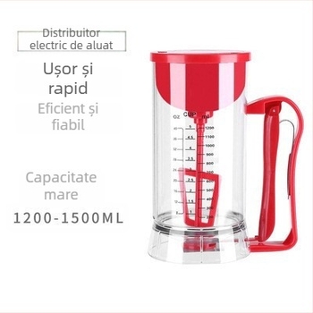 Mixer electric multifuncțional pentru aluat, cu tel pentru ouă, dozator de aluat și separator de aluat