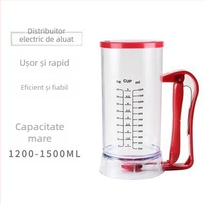 Mixer electric multifuncțional pentru aluat, cu tel pentru ouă, dozator de aluat și separator de aluat
