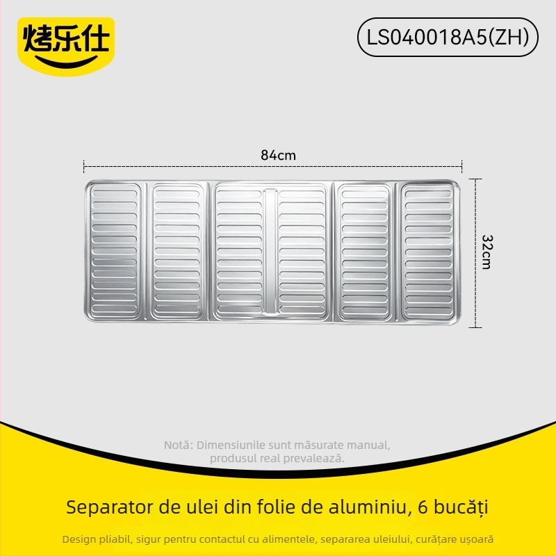Protecție pentru stropi de ulei la aragaz din folie de aluminiu – izolație termică, durabilă