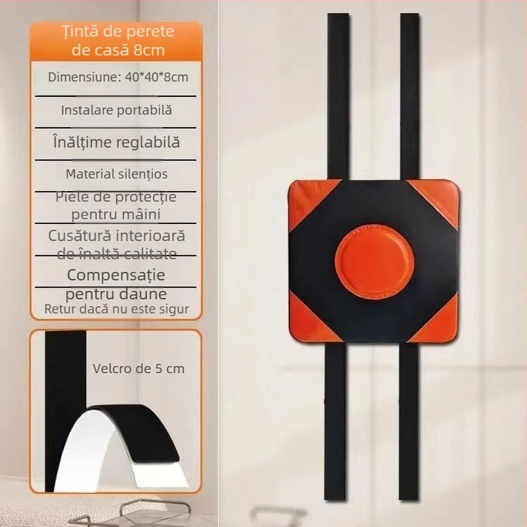 Țintă de box montată pe perete cu sac de nisip pentru uz casnic – echipament de antrenament pentru copii