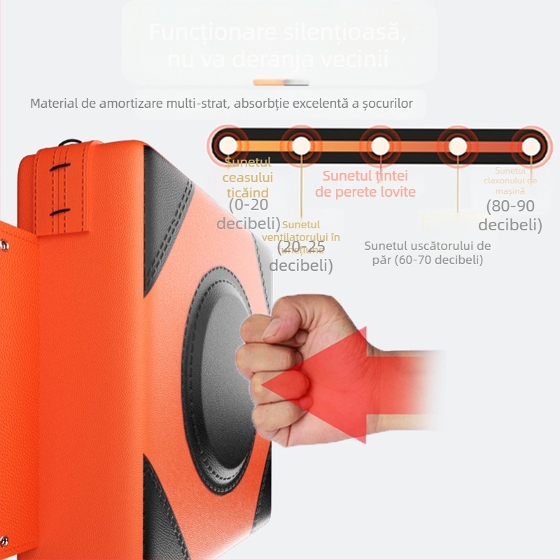 Țintă de box montată pe perete cu sac de nisip pentru uz casnic – echipament de antrenament pentru copii