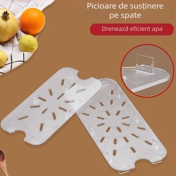 GN bazin de scurgere cu placă izolatoare pentru fructe și legume