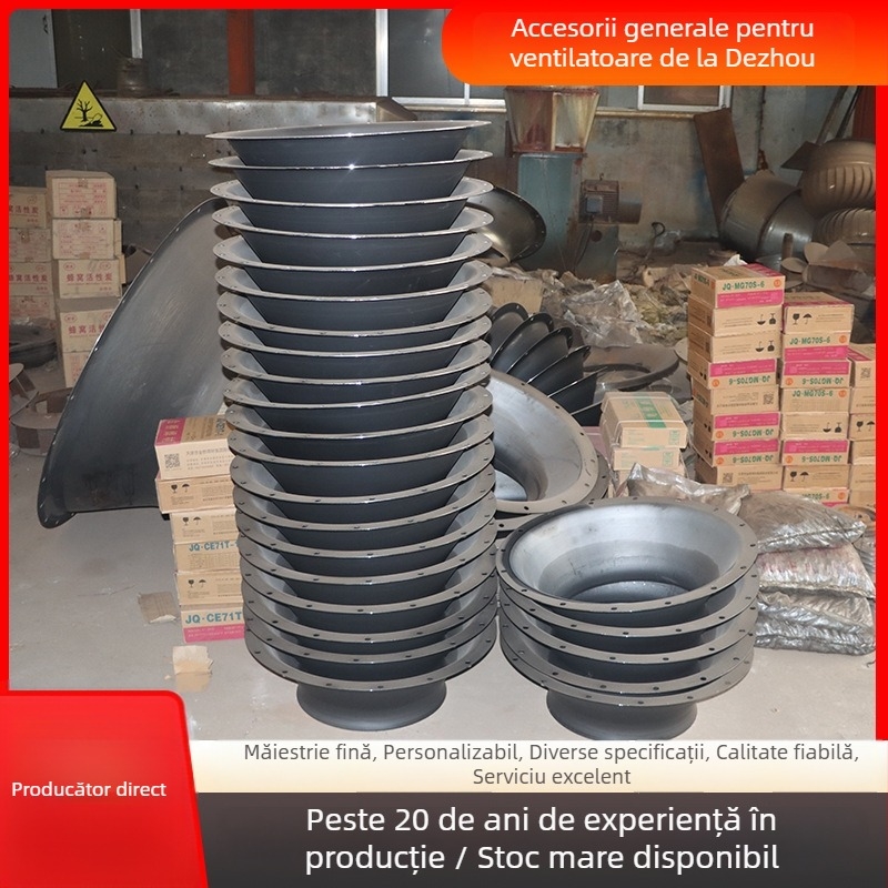 Ventilator centrifugal - admisie aer, disc frontal, gât de clopot, colector de aer, inel ghidaj aer