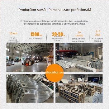Echipament integrat pentru aer condiționat central, cu ieșire de aer, prelucrare personalizată, canale luminoase duble și plafon iluminat
