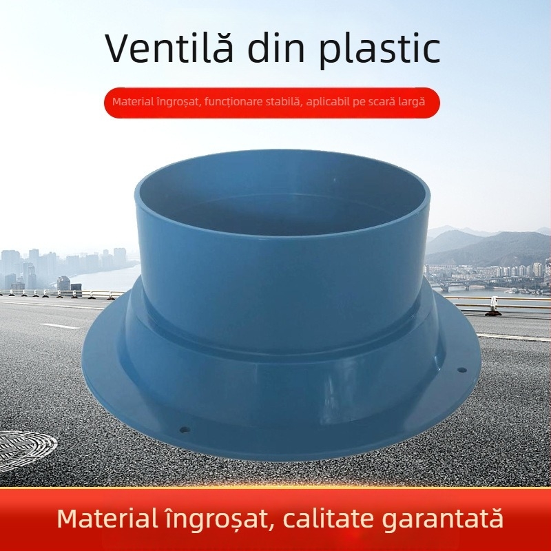 Panou din plastic pentru ventilația aerului proaspăt, pentru conducte interioare, canal de fum din aliaj de aluminiu, ventil de aer cu un singur strat, silențios