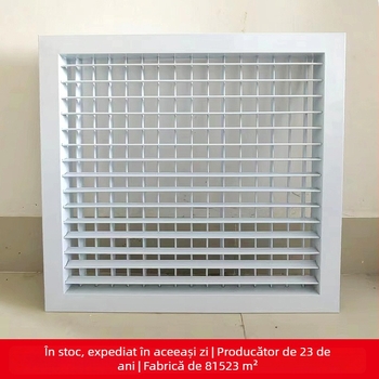 Ventil de aer cu lame, dintr-un rând, absorbție fonică