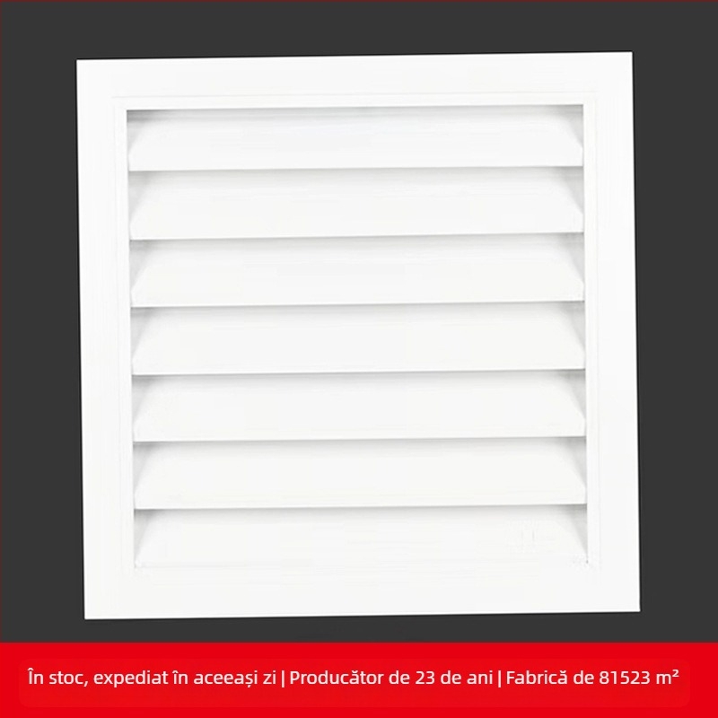 Ventil de aer cu lame, dintr-un rând, absorbție fonică