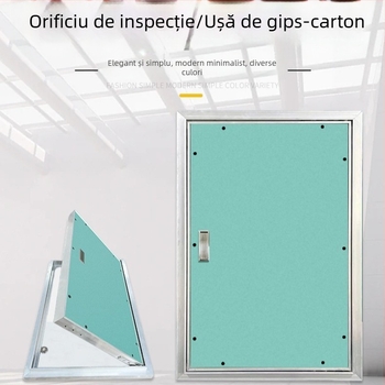 Ușă de acces din aliaj de aluminiu pentru conducte de hidrant și găuri ale unității exterioare de aer condiționat, panou decorativ de inspecție preinstalat și ventilație