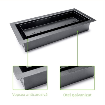 Grilă de podea cu cadru minimalist pentru HVAC, ieșire de aer metal demontabilă, dublu strat, model Lks-f-f
