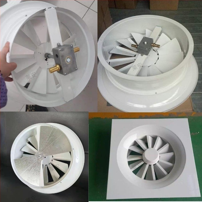 Orificiu de aer spiral din aliaj de aluminiu, ventilator electric integrat, control al temperaturii