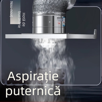 Set de ventilație din oțel inox pentru uz casnic, potrivit pentru sobe tradiționale, evacuare fum cu înaltă eficiență