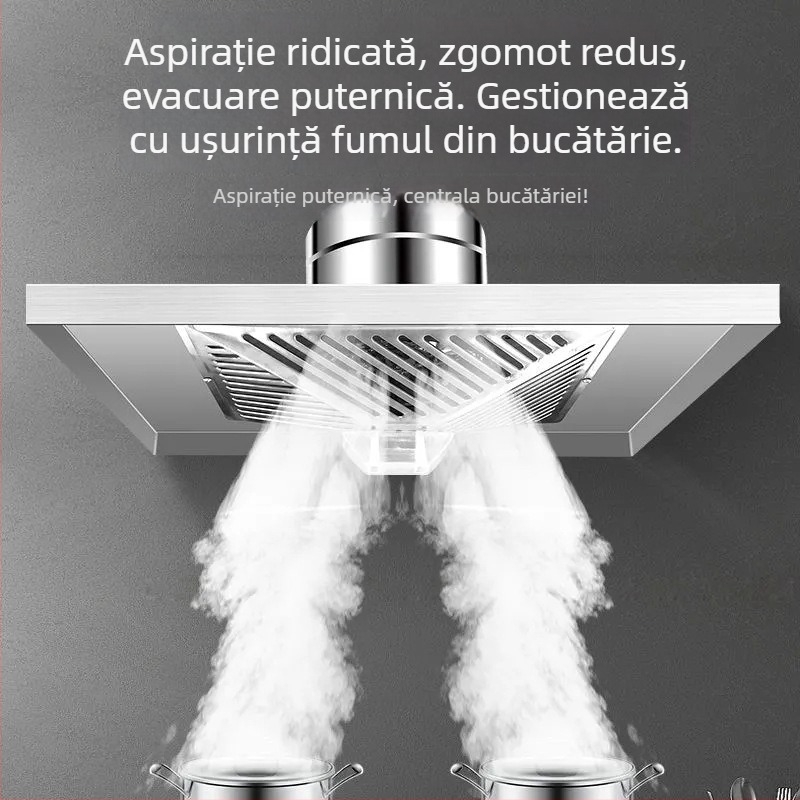 Set de ventilație din oțel inox pentru uz casnic, potrivit pentru sobe tradiționale, evacuare fum cu înaltă eficiență