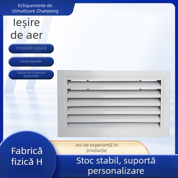Lameli din aluminiu pentru ventilație în sistemele de climatizare – lameli simple și duble