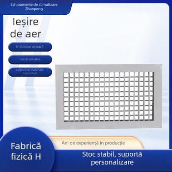 Lameli din aluminiu pentru ventilație în sistemele de climatizare – lameli simple și duble