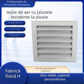 Lameli din aluminiu pentru ventilație în sistemele de climatizare – lameli simple și duble