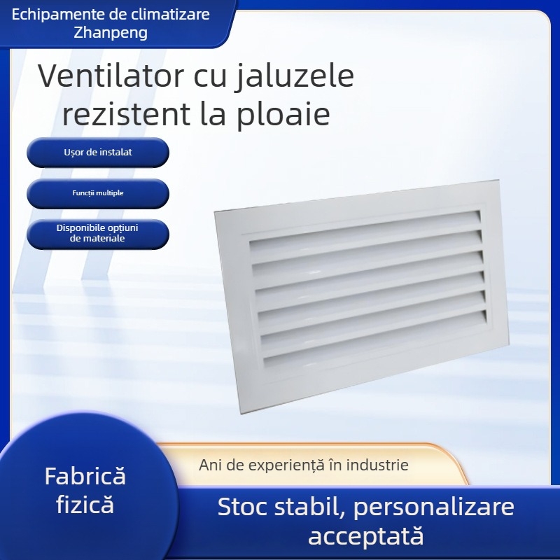 Lameli din aluminiu pentru ventilație în sistemele de climatizare – lameli simple și duble