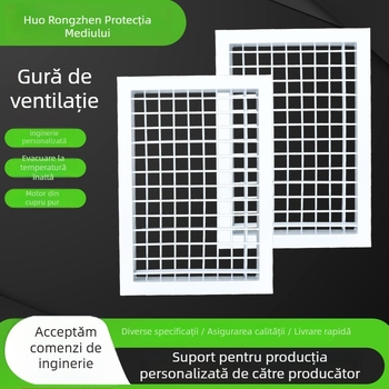 Jaluzea exterioară din aliaj de aluminiu pentru ventilația centralei de climatizare – intrare și ieșire a aerului