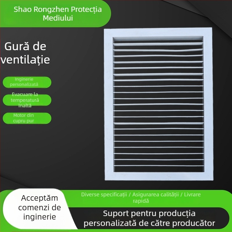 Jaluzea exterioară din aliaj de aluminiu pentru ventilația centralei de climatizare – intrare și ieșire a aerului