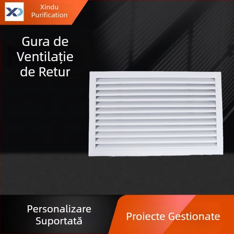 Jaluzele din aliaj de aluminiu pentru ieșirea centrală de aer condiționat, laborator spital fără praf
