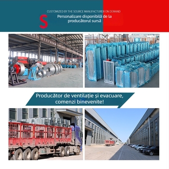 Poartă de alimentare cu aer sub presiune în antecamera scării, ventil de fum cu mai multe palete, port de presiune pozitivă la incendiu închis normal (manual/electric)