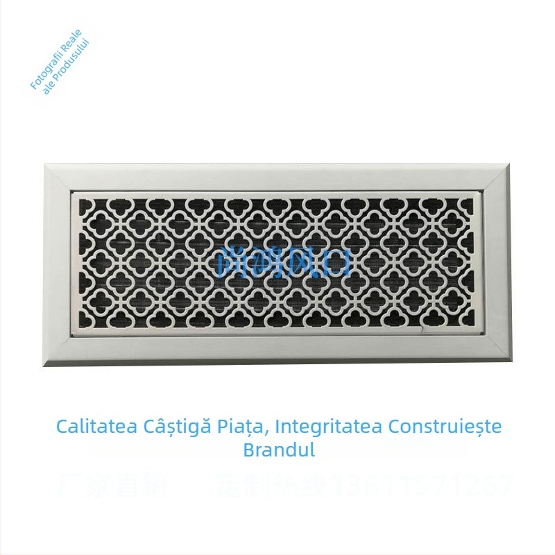 Ventil decorativ ABS cu panou floral, ventilație cu un singur strat pentru interior și decor hotelier