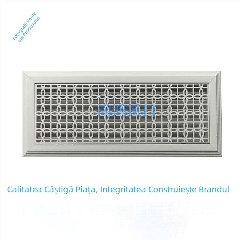 Ventil decorativ ABS cu panou floral, ventilație cu un singur strat pentru interior și decor hotelier