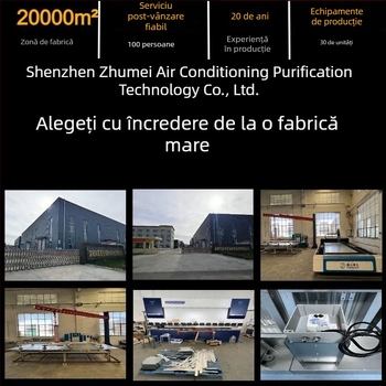 Building Beauty difuzor pătrat pentru tavane, evacuare fum, oțel zincat