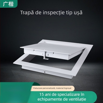 Panou de acces cu ușă pentru echipament de ventilație, ventilație mecanică, conductă de aer în plafon, aliaj de aluminiu