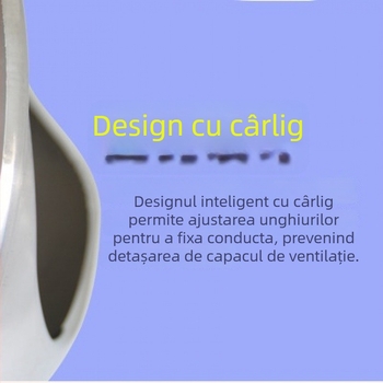 Capac de ventilație din oțel inoxidabil cu lame pentru ieșirea de aer a peretelui exterior, protecție împotriva ploilor și respirabil