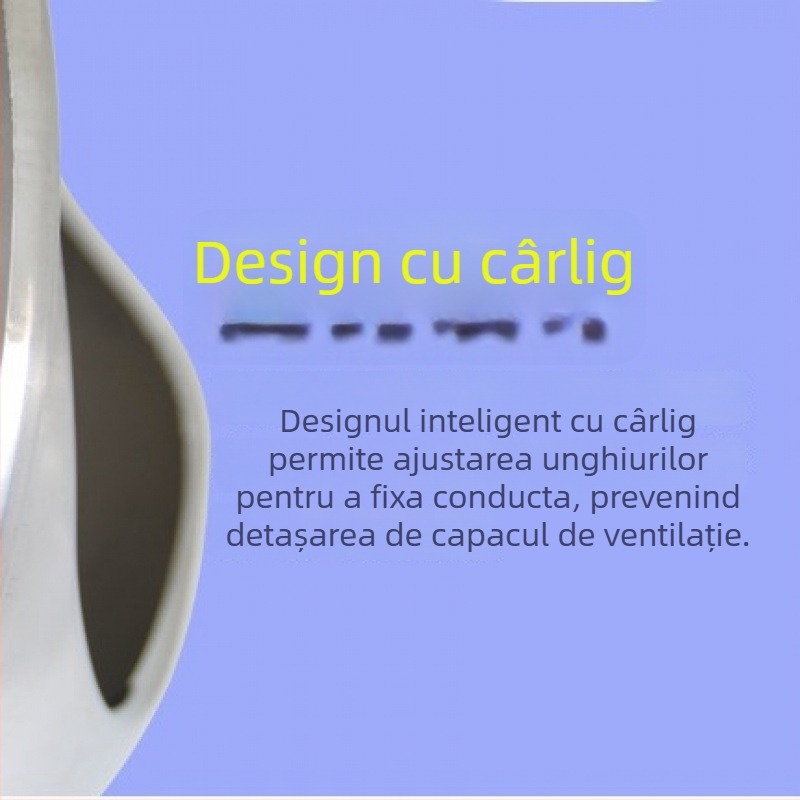 Capac de ventilație din oțel inoxidabil cu lame pentru ieșirea de aer a peretelui exterior, protecție împotriva ploilor și respirabil