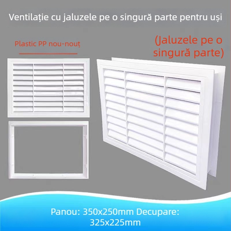 Capac decorativ pentru orificiul de inspecție al ventilării cu lamele în sistemul de climatizare central