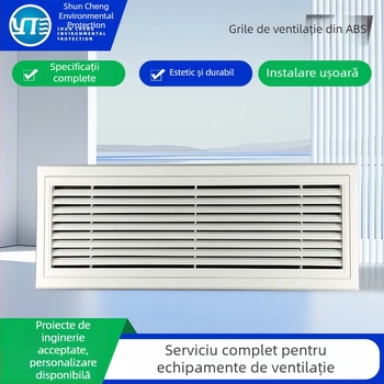 Ieșire de aer ABS pătrată pentru climatizare centrală, grilă difuzor