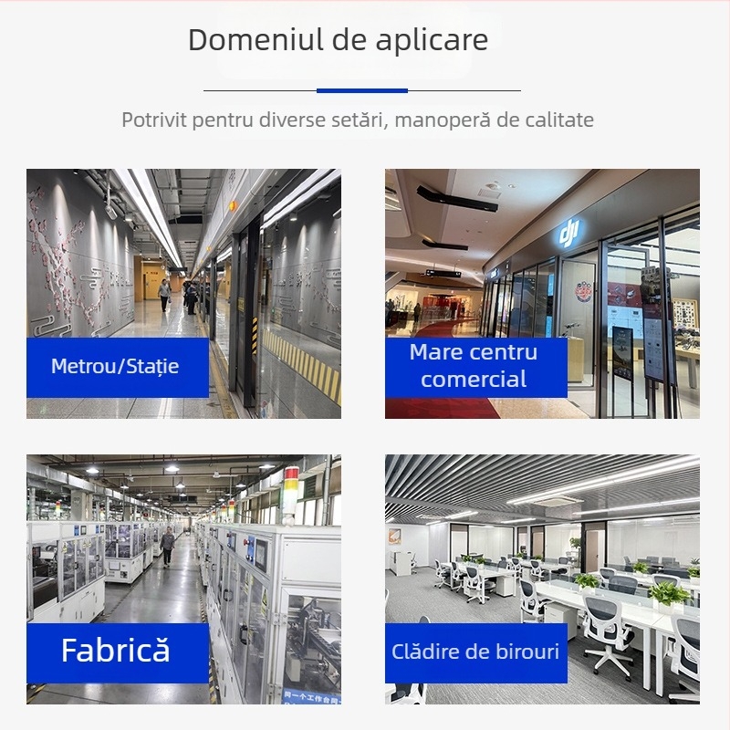 Ieșire de aer ABS pătrată pentru climatizare centrală, grilă difuzor