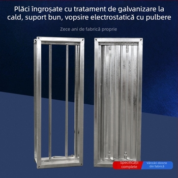 Panou de evacuare a fumului cu telecomandă pentru montaj în tavan, sistem de aer proaspăt și protecție împotriva incendiilor