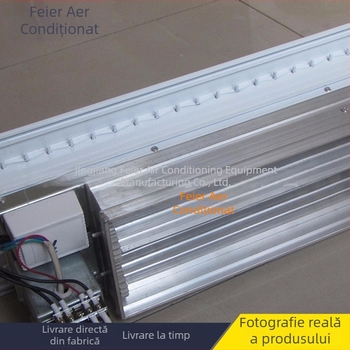 Phil ventil de aer cu lamele pentru scară, aliaj de aluminiu, panou decorativ cu două straturi, telecomandă