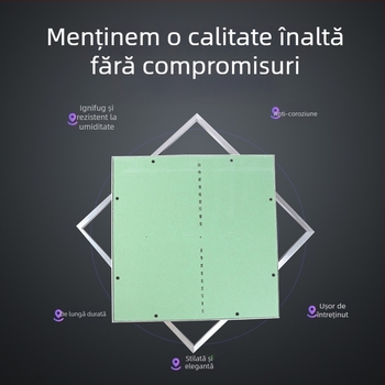 Deschidere de acces ascunsă pentru plafon din gips, plafon din aliaj de aluminiu