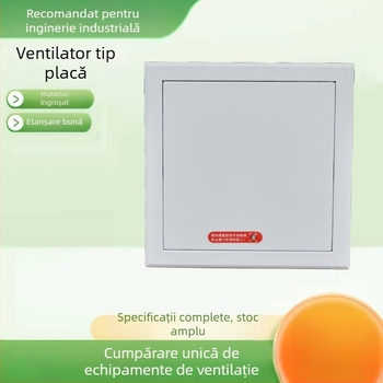 Ventilator de fum tip panou cu control de la distanță și local, ventil de fum electric tip panou, ventilație de incendiu închisă în mod normal, cu lame multiple