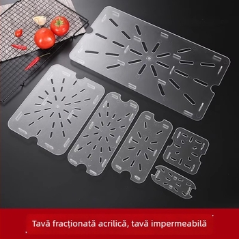 Vas de drenaj cu grilă pentru separarea apei, pentru chiftele din hot pot picant
