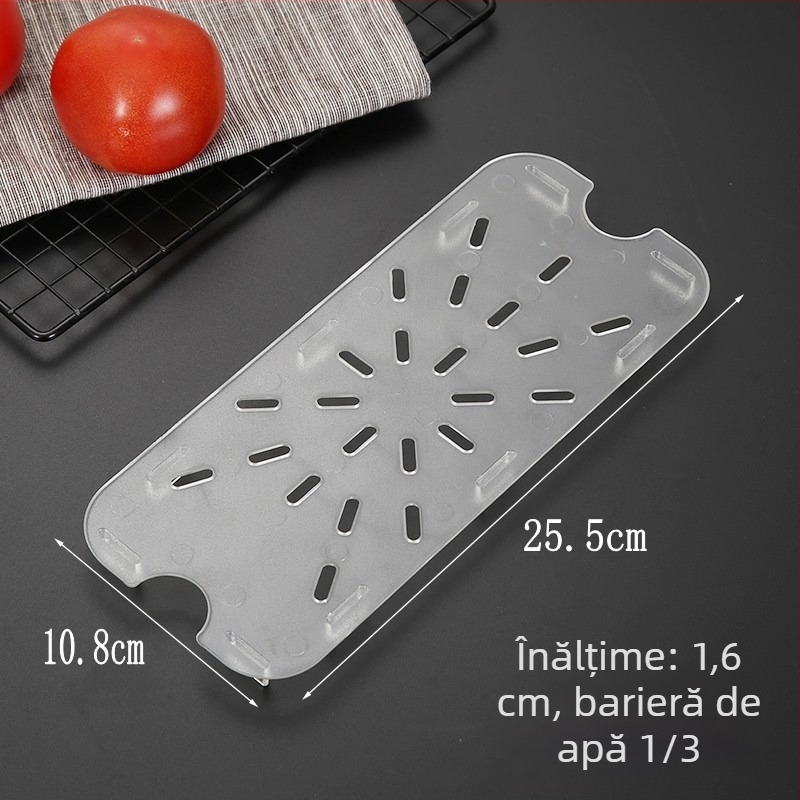 Vas de drenaj cu grilă pentru separarea apei, pentru chiftele din hot pot picant