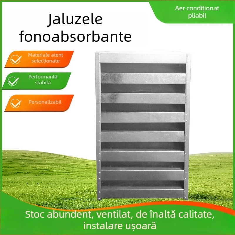 Rulouri fonoizolante pentru camera generatorului, ventilație și turn de răcire
